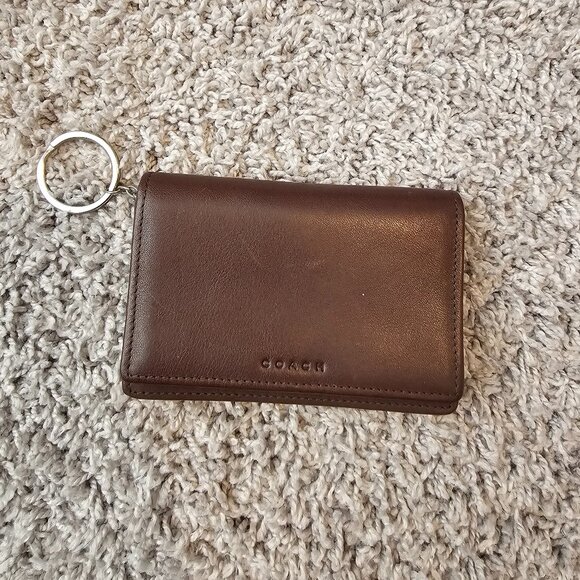 Coach Bedford Multifunction Wallet Mohagany Brown - Picture 1 of 8
